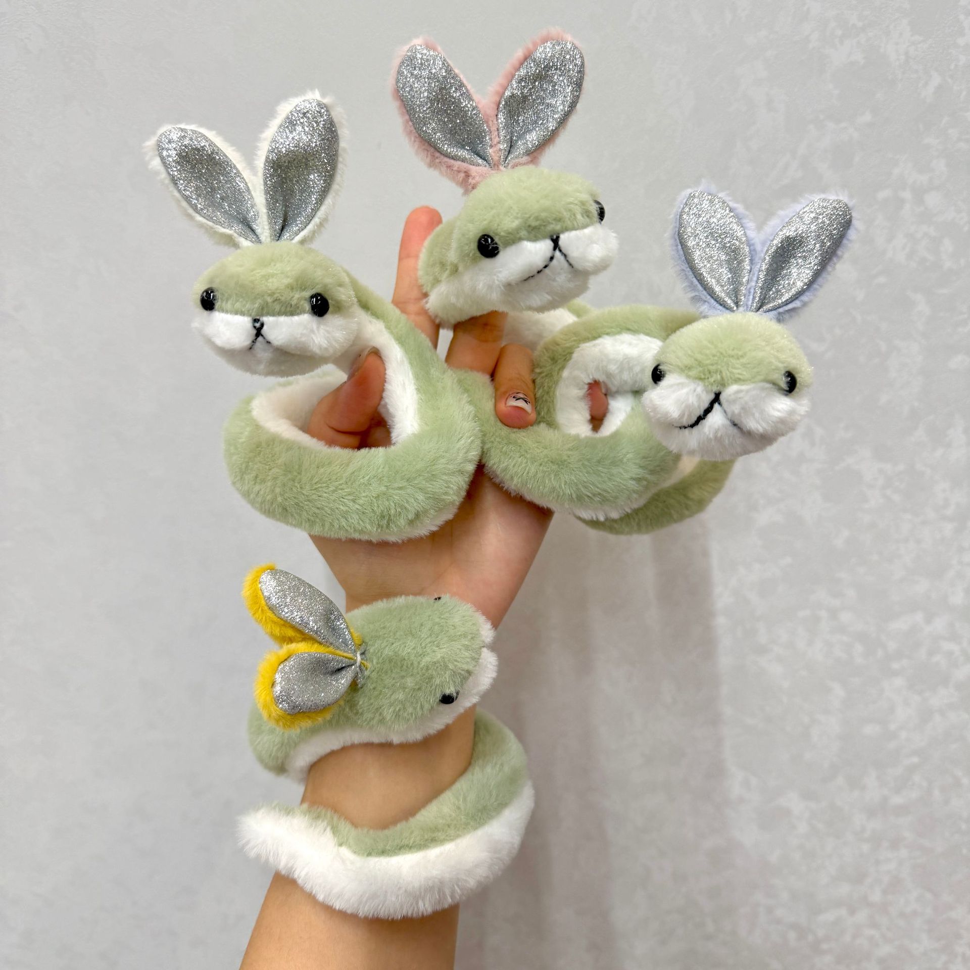 Baby Nursery Green - 37cm Plush Snake Ornament Cute Cartoon