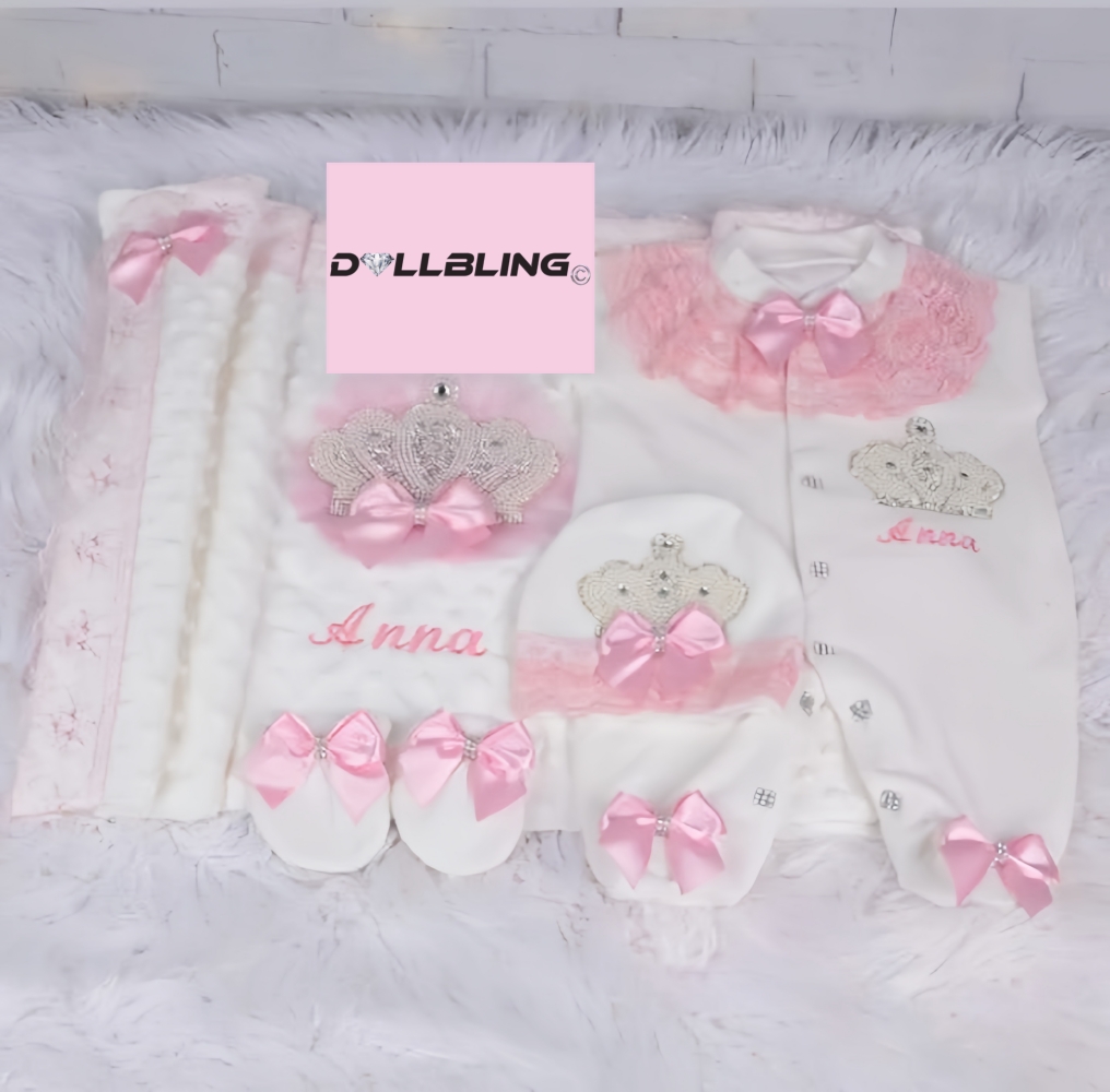 Dollbling Newborn Baby 4pcs+Sw - огляд і ціна Baby Nursery Embroidery