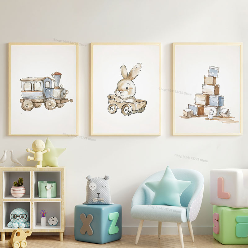 Nordic Style Cartoon Bear Hors - огляд і ціна Baby Nursery Books