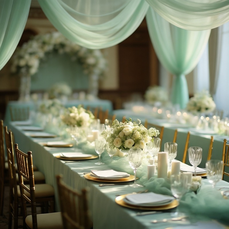 Sheer Light Green Canopy Tulle - огляд і ціна Baby Nursery Green