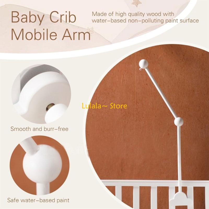Y4QA Crib Hanging Holder Woode - огляд і ціна Crib Mobile Musical