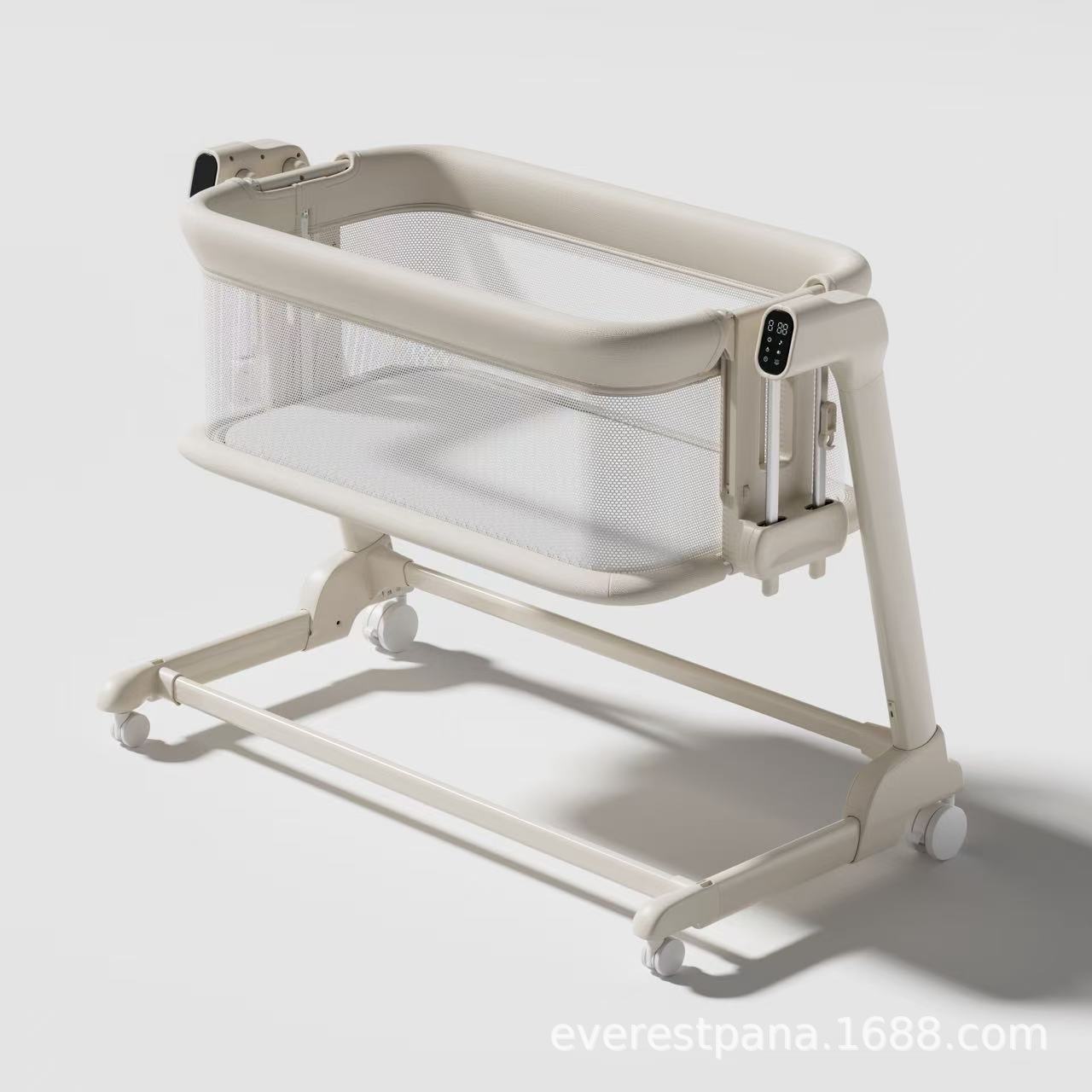 Electric Baby Crib Movable Mul - огляд і ціна Baby Nursery With Queen Bed