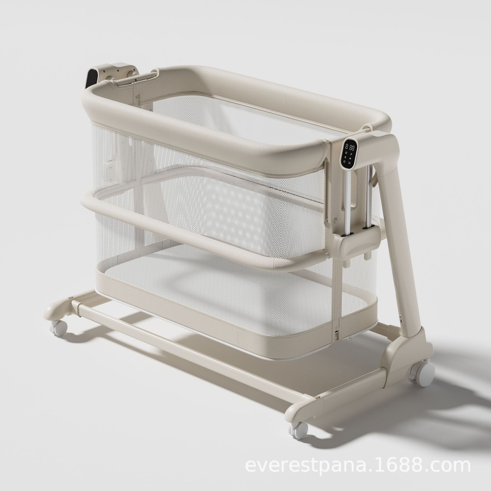 Electric Baby Crib Movable Mul - огляд і ціна Baby Nursery With Queen Bed