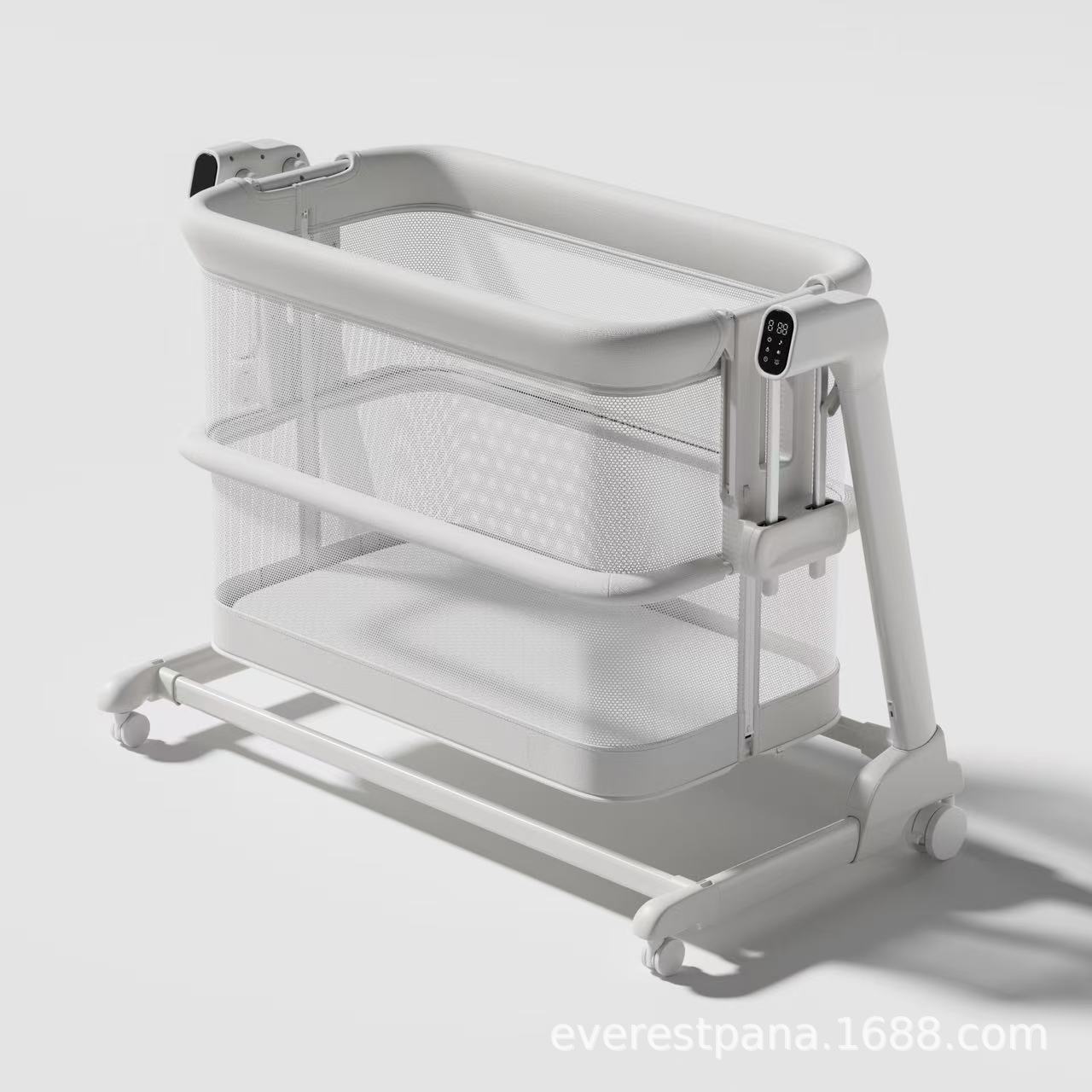 Electric Baby Crib Movable Mul - огляд і ціна Baby Nursery With Queen Bed