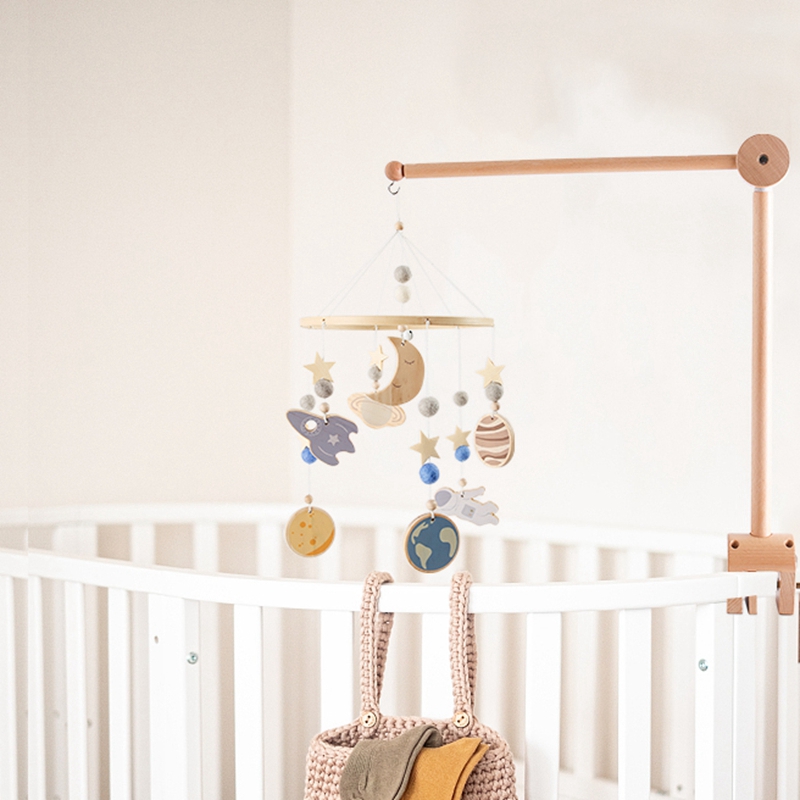 Baby Wooden Bed Bell Bracket M - огляд і ціна Crib Mobile Musical