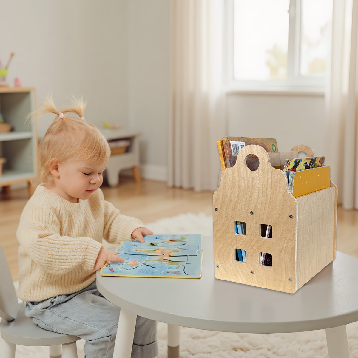Toddler Bookshelf Double-Sided - огляд і ціна Baby Nursery Books