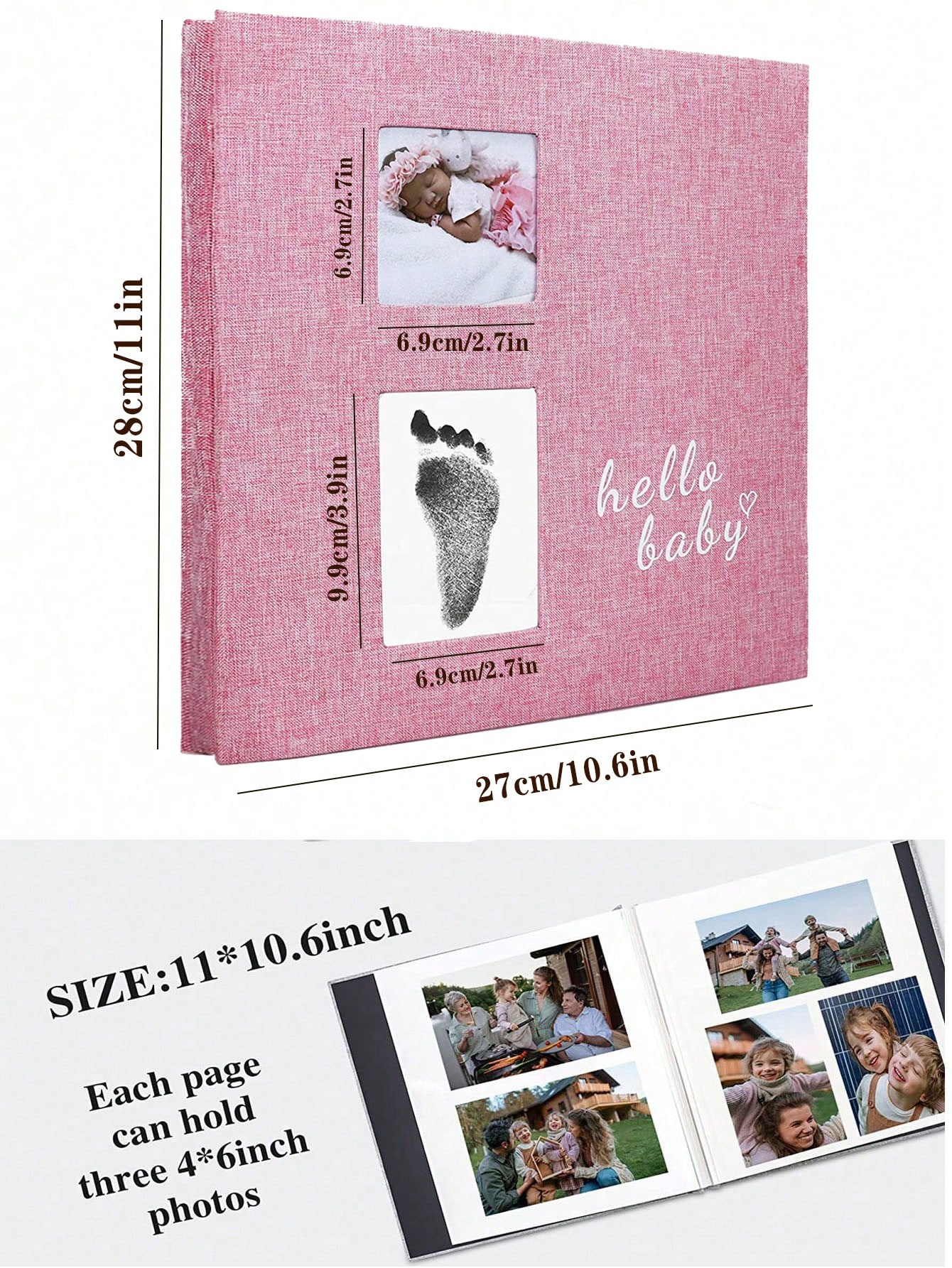 Baby Photo Album Self-Adhesive - огляд і ціна Baby Nursery Books