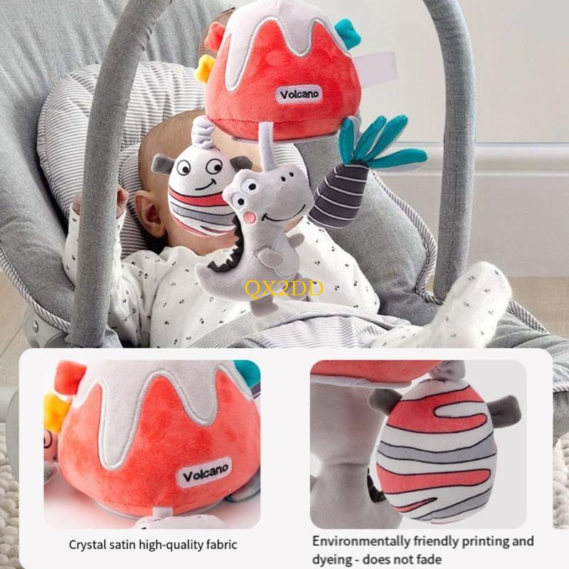 QX2D Plush Animal Crib Toy Pul - огляд і ціна Crib Mobile Musical