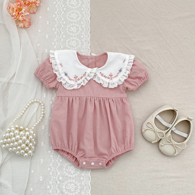 0-24M Newborn Baby Girl Pink R - огляд і ціна Baby Nursery Embroidery