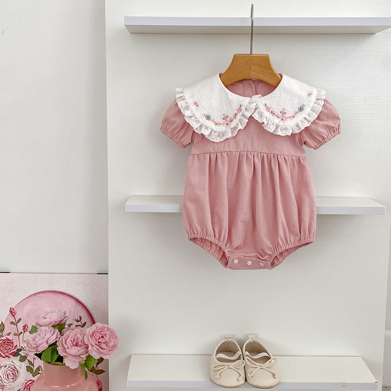 0-24M Newborn Baby Girl Pink R - огляд і ціна Baby Nursery Embroidery