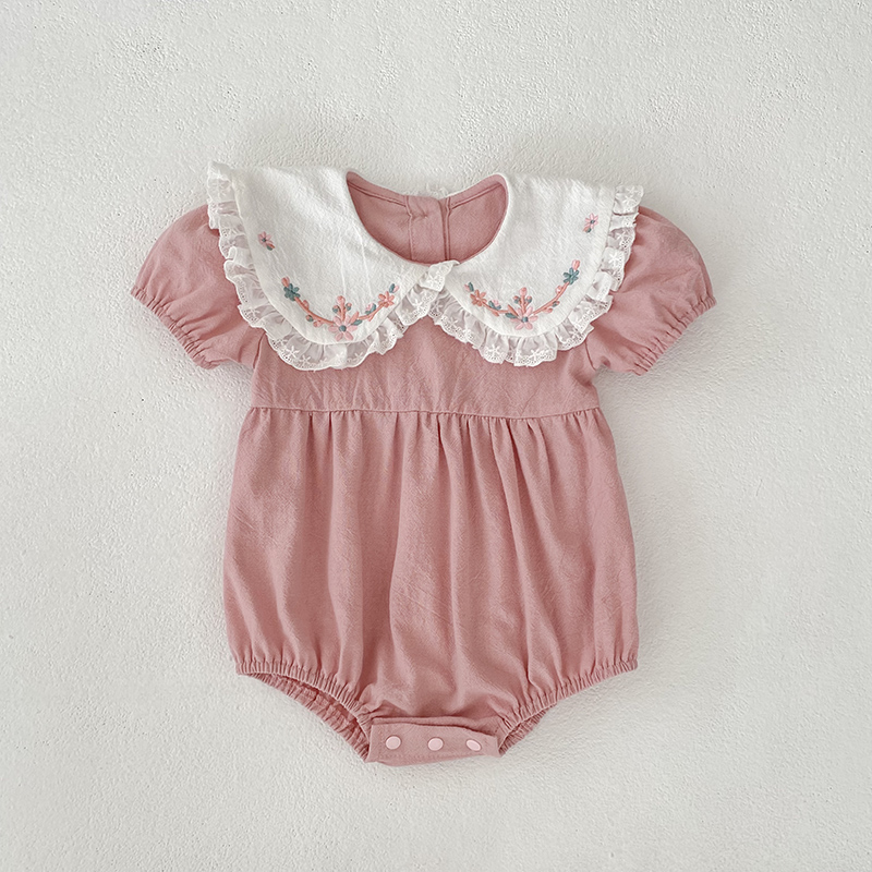 0-24M Newborn Baby Girl Pink R - огляд і ціна Baby Nursery Embroidery