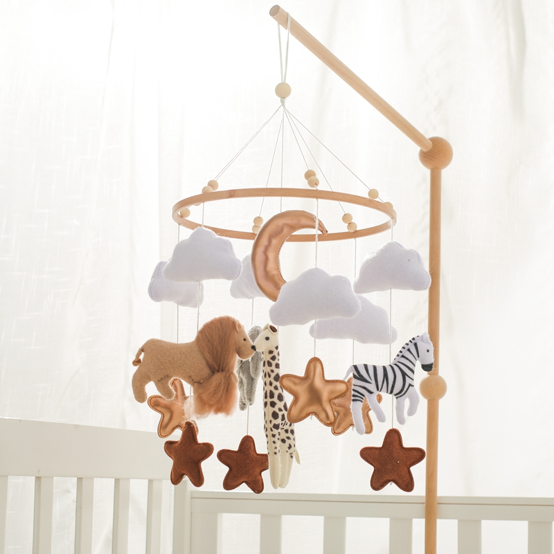 Crib Mobile Bed Bell Wooden Ba - огляд і ціна Crib Mobile Musical