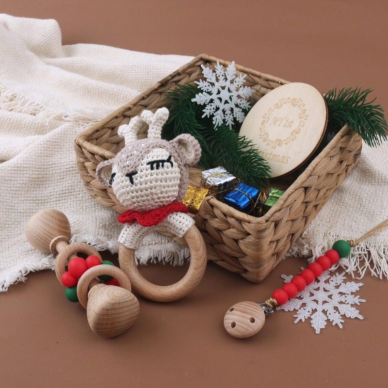 1 Set Crochet Bunny Baby Rattl - огляд і ціна Crib Mobile Musical