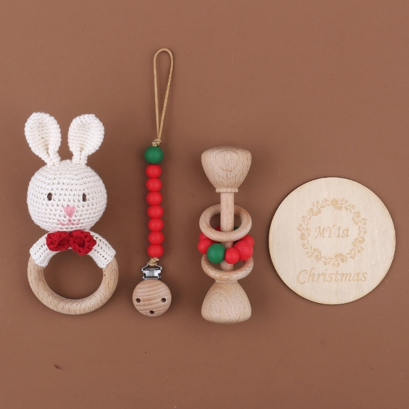 1 Set Crochet Bunny Baby Rattl - огляд і ціна Crib Mobile Musical