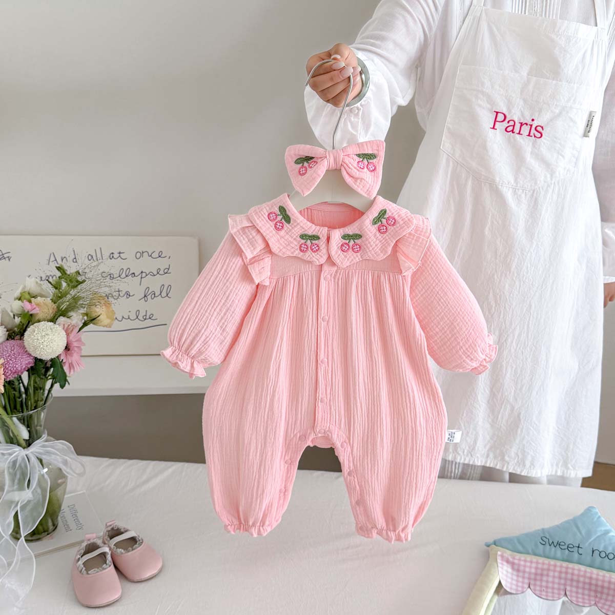 Newborn Baby Girls Spring Autu - огляд і ціна Baby Nursery Embroidery