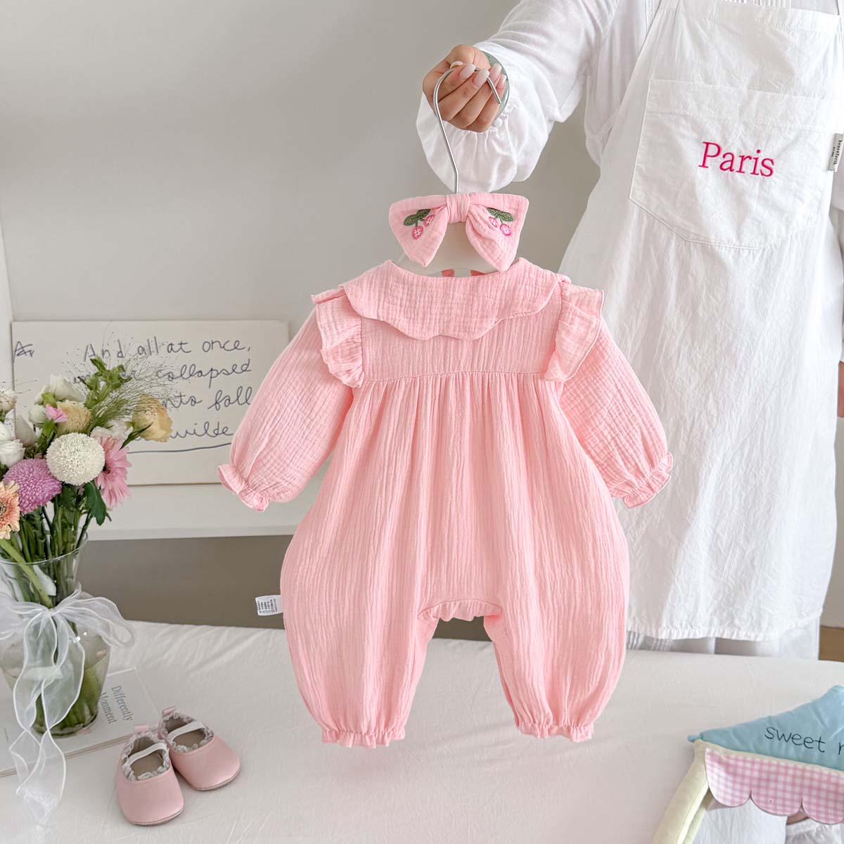 Newborn Baby Girls Spring Autu - огляд і ціна Baby Nursery Embroidery