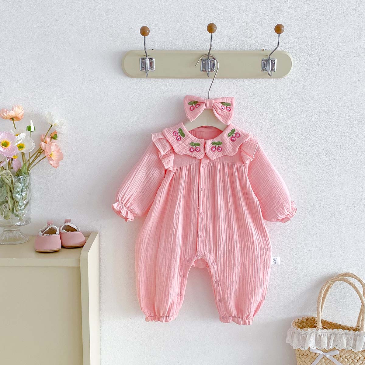 Newborn Baby Girls Spring Autu - огляд і ціна Baby Nursery Embroidery