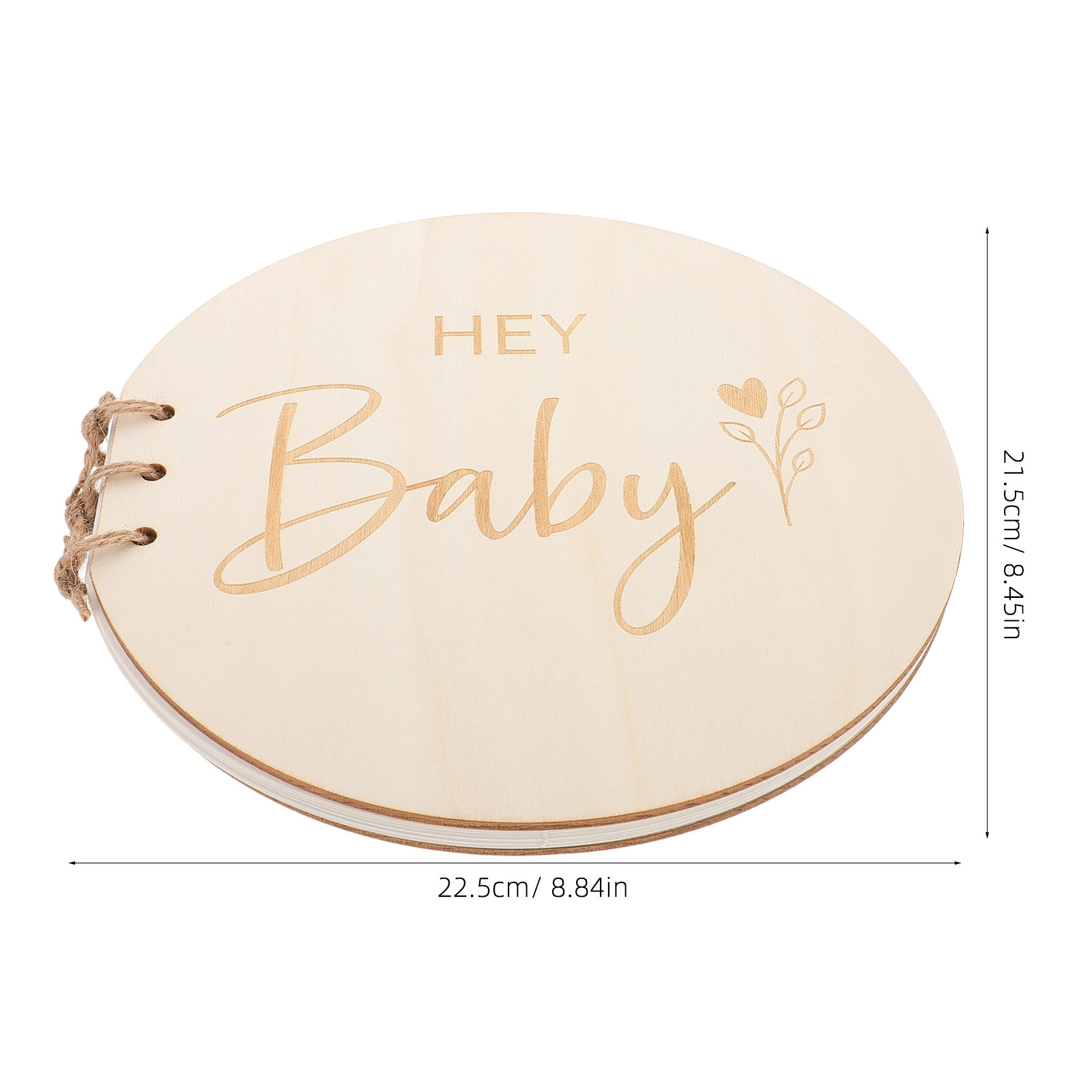 Baby Shower Guest Book Wooden  - огляд і ціна Baby Nursery Books