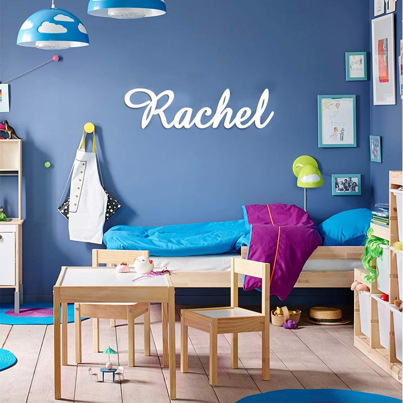 Custom name sign  Wooden name  - огляд і ціна Baby Nursery Modern