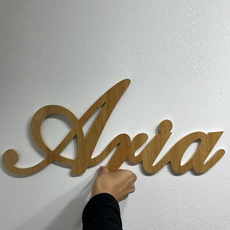 Custom name sign  Wooden name  - огляд і ціна Baby Nursery Modern