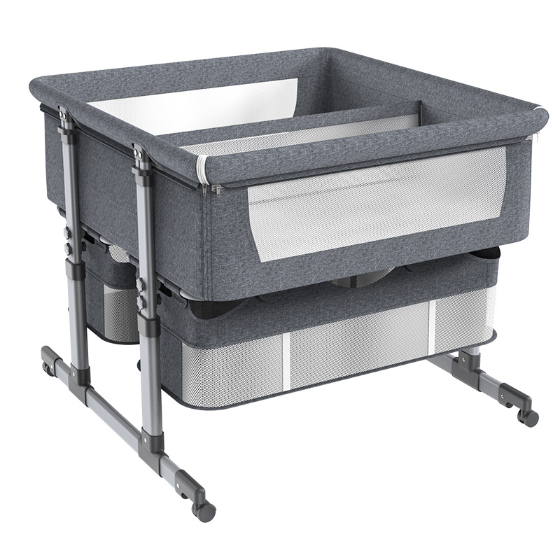 Portable Twin Baby Crib Remova - огляд і ціна Baby Nursery With Queen Bed
