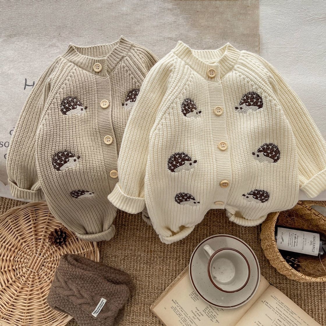 Hedgehog Embroidery Baby Knitt - огляд і ціна Baby Nursery Embroidery