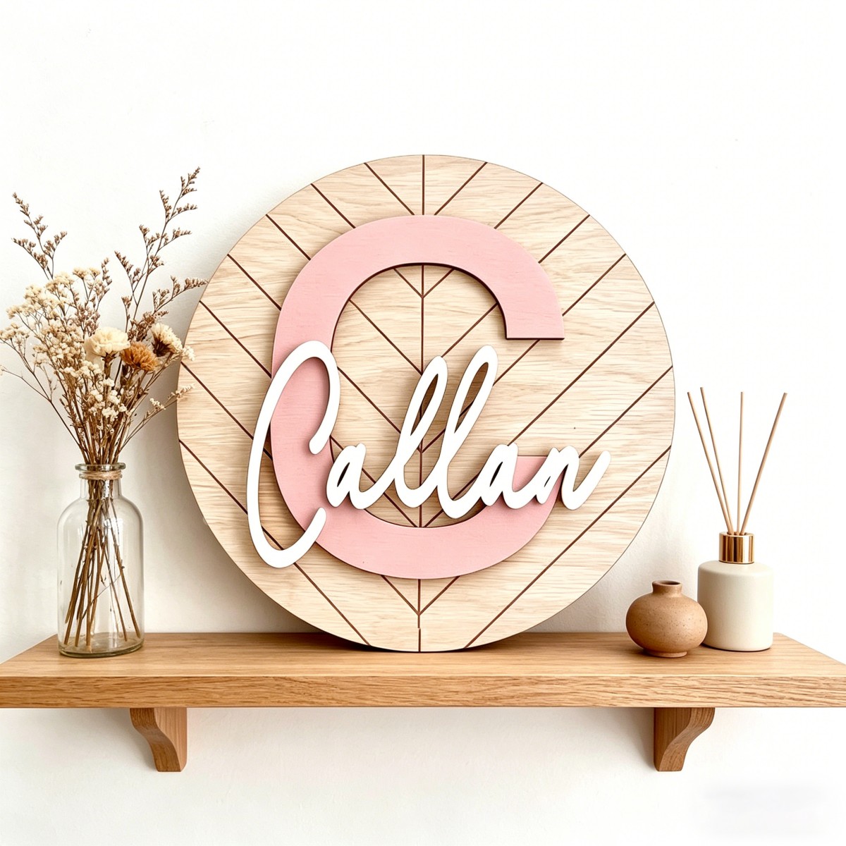 1Pc Custom Round Geometric Woo - огляд і ціна Baby Nursery Diy
