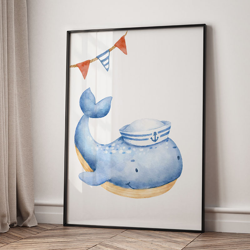 Bear Whale Sailboat Lighthouse - огляд і ціна Baby Nursery Modern
