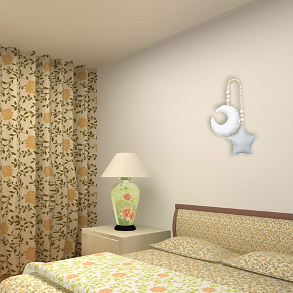 Moon and Star Wooden Beads Str - огляд і ціна Baby Nursery Diy