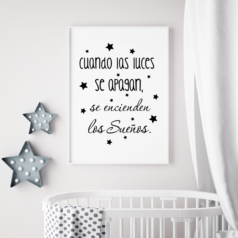 Spanish Kids Bedroom Art Decor - огляд і ціна Baby Nursery In Spanish