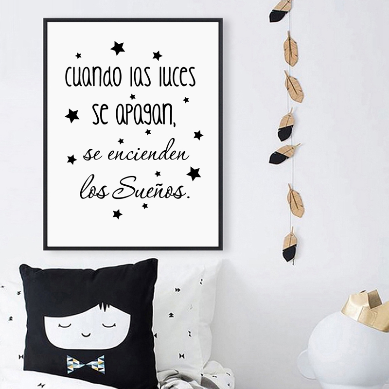 Spanish Kids Bedroom Art Decor - огляд і ціна Baby Nursery In Spanish
