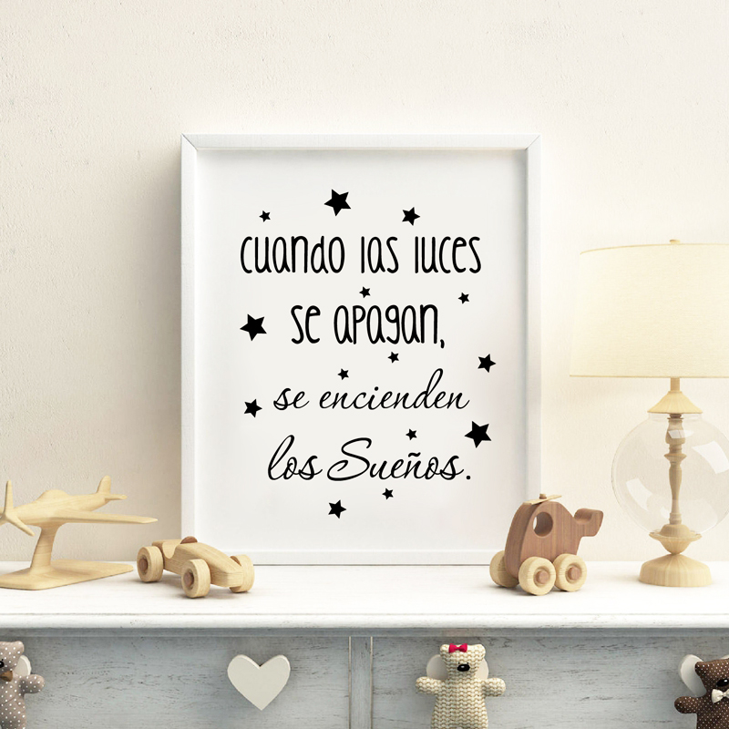 Spanish Kids Bedroom Art Decor - огляд і ціна Baby Nursery In Spanish