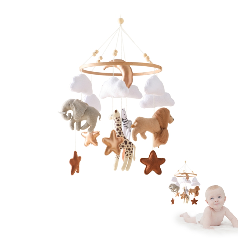 Crib Mobile Bed Bell Wooden Ba - огляд і ціна Crib Mobile Musical
