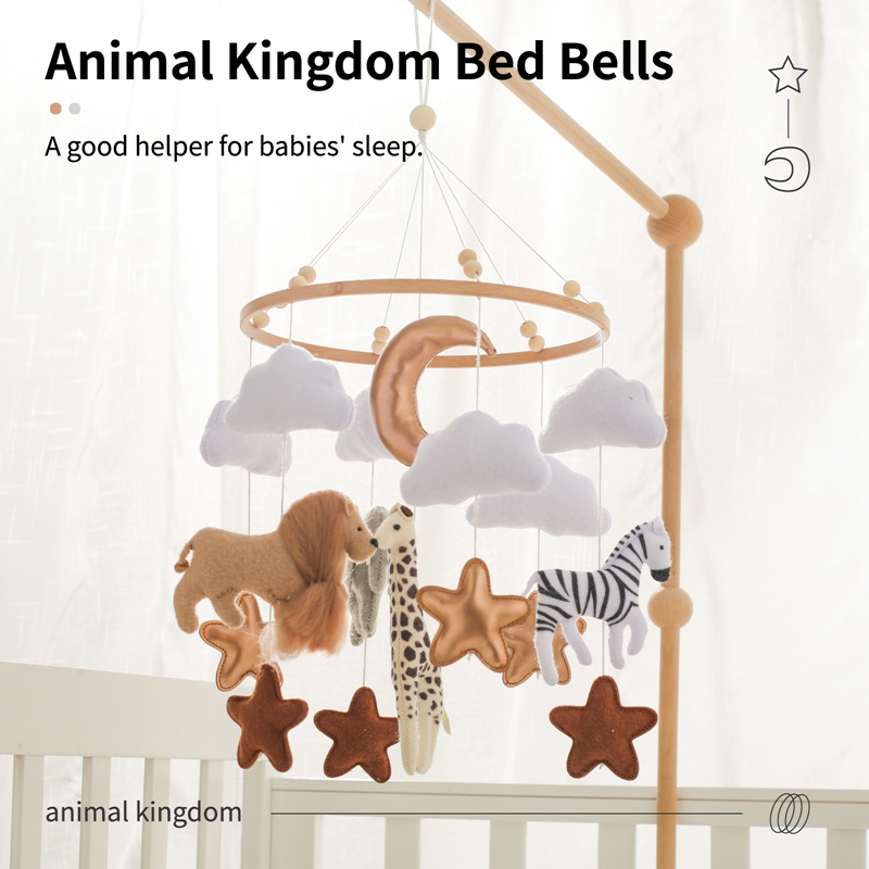 Crib Mobile Bed Bell Wooden Ba - огляд і ціна Crib Mobile Musical
