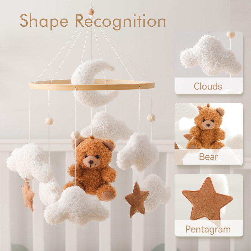 Wooden Crib Mobile Baby Bed Be - огляд і ціна Crib Mobile Musical