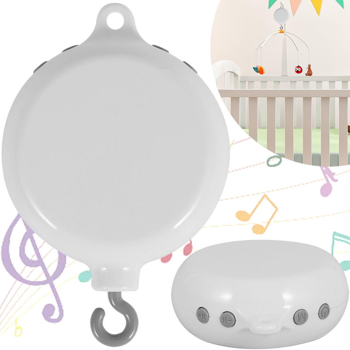 Baby Mobile Music Box Crib Mob - огляд і ціна Crib Mobile Musical