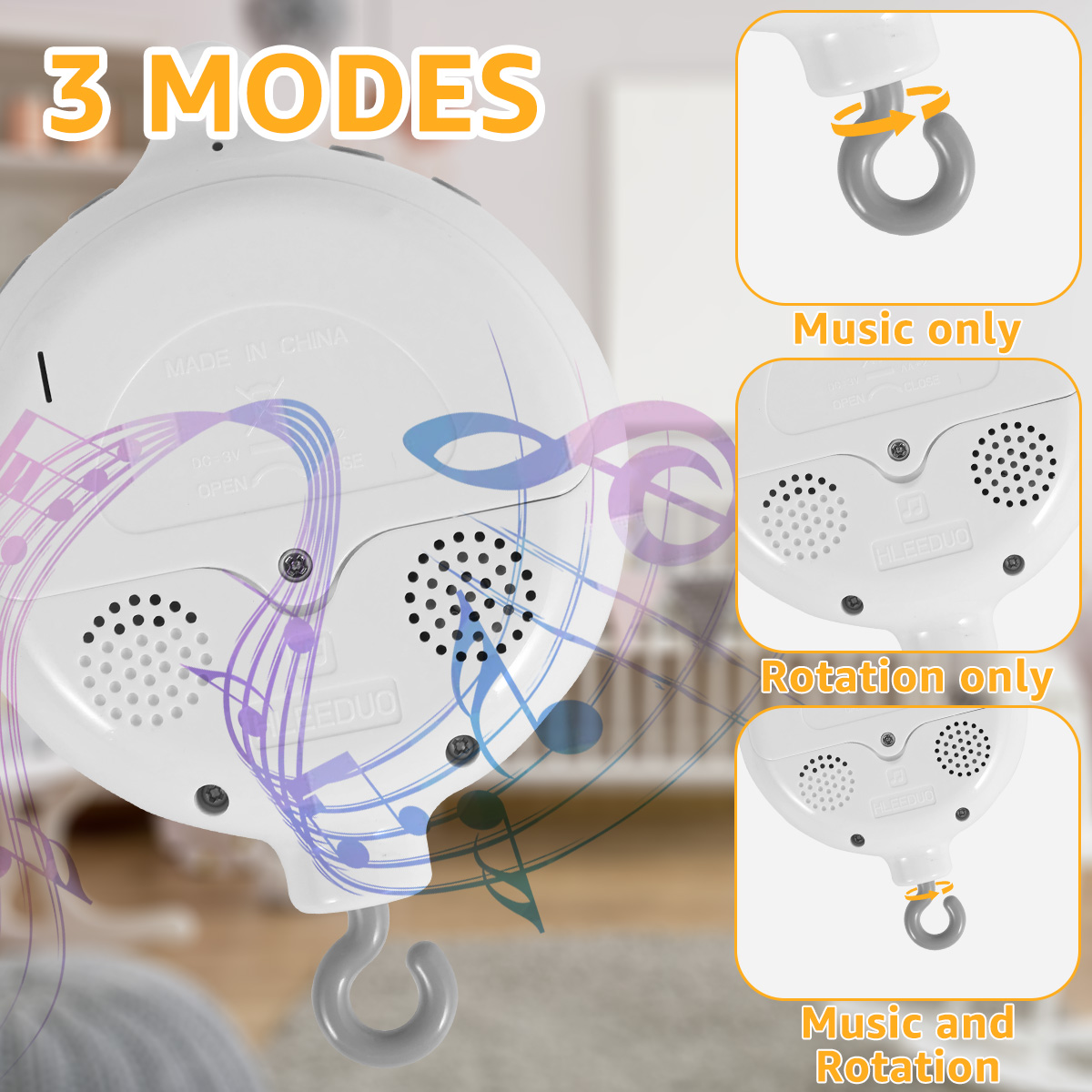 Baby Mobile Music Box Crib Mob - огляд і ціна Crib Mobile Musical
