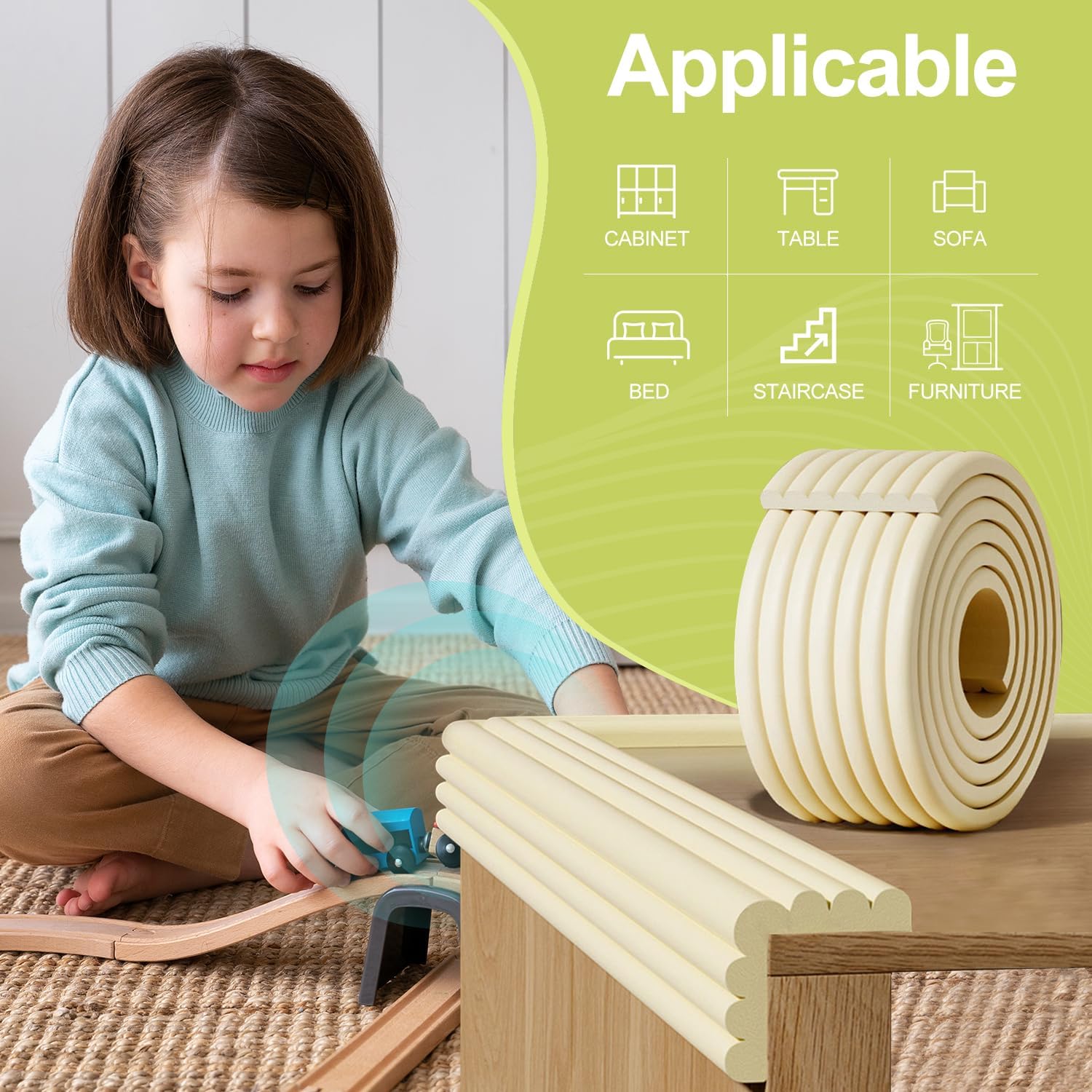 Baby Safety Protection Strip T - огляд і ціна Corner Guard Foam