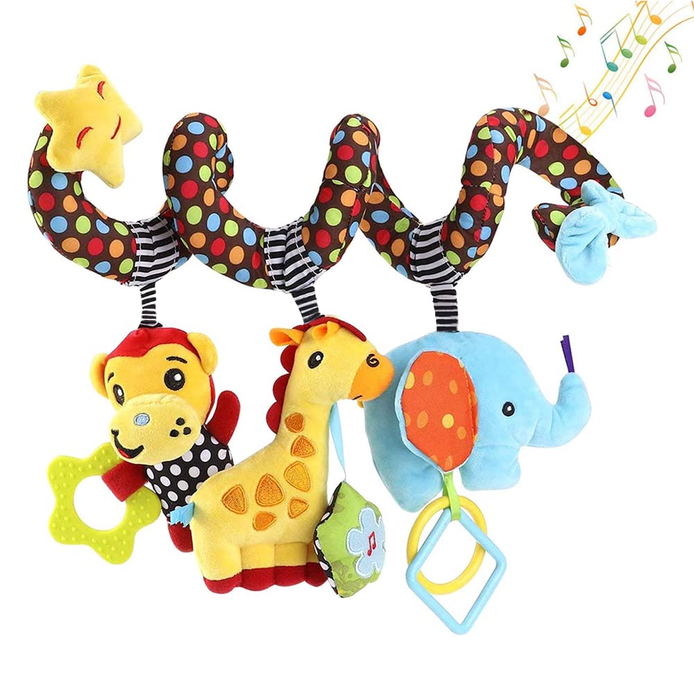 Baby Car Seat Stroller Spiral  - огляд і ціна Crib Mobile Musical