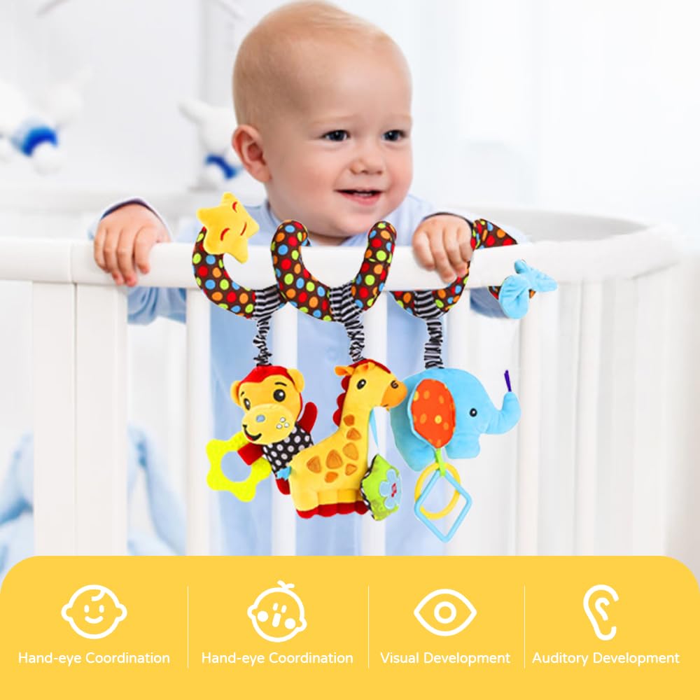 Baby Car Seat Stroller Spiral  - огляд і ціна Crib Mobile Musical