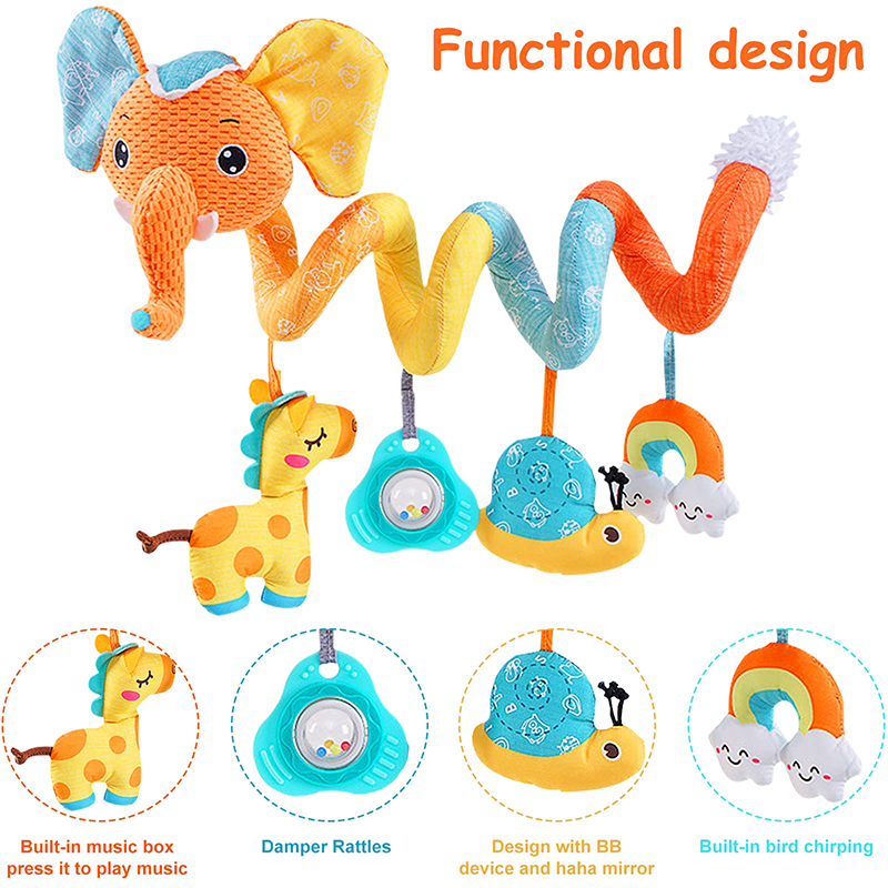 Car Seat Toys Infant Color Ele - огляд і ціна Crib Mobile Musical