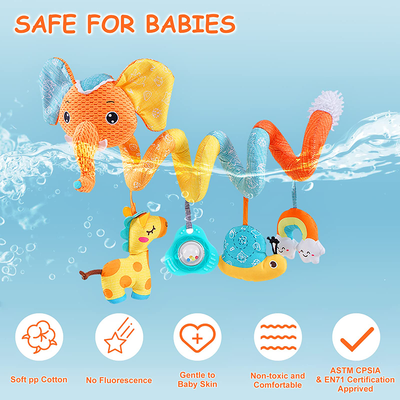Car Seat Toys Infant Color Ele - огляд і ціна Crib Mobile Musical