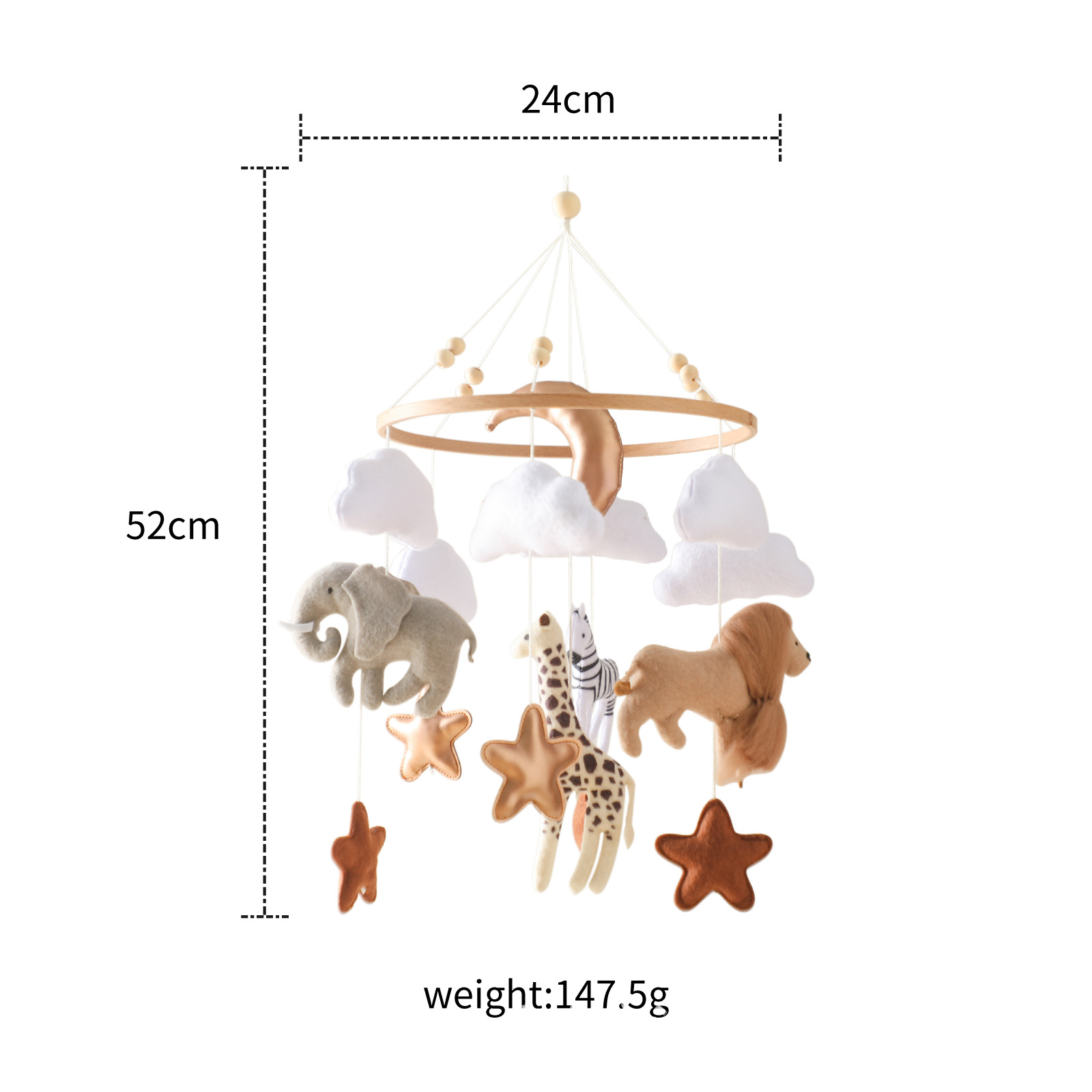 Hot Sale Nordic Handmade Felt  - огляд і ціна Baby Nursery Modern