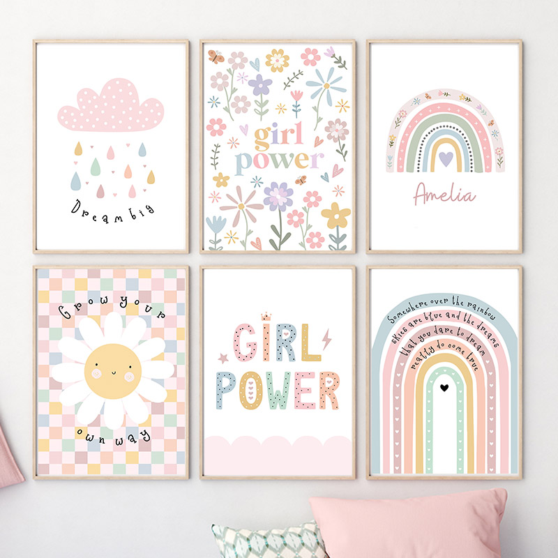 Sun Flower Rainbow Cloud Heart - огляд і ціна Baby Nursery Modern